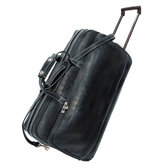 Milano 21" Leather 2-Wheeled Travel Duffel