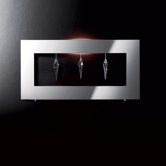 Click 1 Light 3 Crystal Wall Sconce