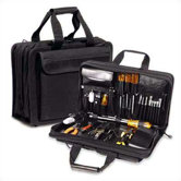 Z140 Black Double Zipper Tool Case: 5 1/2" H x 18 1/2" W x 11" D