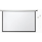 Motorized Electronically Operated Projection Screen in Matte White