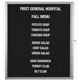 Enclosed Directory Board in Black