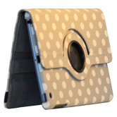 Ipad 2 and Ipad 3 Polka Dot Rotating Case