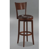 Archer 24.5" Swivel Counter Stool in Brown