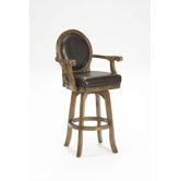 Warrington 30" Swivel Bar Stool in Rich Cherry