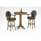 Warrington Bar Height Table in Rich Cherry
