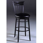 Black Cottage Swivel Counter Stool