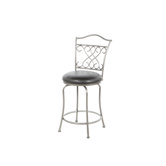 Wayland 24" Swivel Counter Stool in Pewter