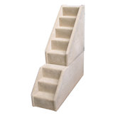 Bear's Stairs Eight-Step Mini Carpeted Pet Stairs