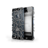 iPhone 5 Amore Metal Art Snap-on Case