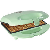700W Antihaft-Waffelautomat in Gr&uuml;n
