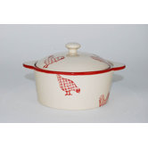 Barnyard Sugar Bowl with Lid