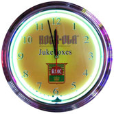 Rock-Ola Shield Neon Clock