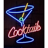 Cocktails and Martini Neon Sign
