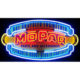 Mopar Vintage Shield Neon Sign