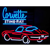 GM Corvette Stingray Neon Sign