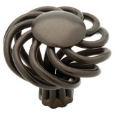Birdcage Knob in Rubbed Bronze II