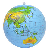 Topographical Globe with Negative Ions (Set of 6)