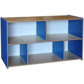 Classroom Color Preschool Two Shelf Storage Unit