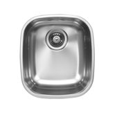 17" x 14.75" Single Bowl Undermount Stainless Steel Kitchen Sink