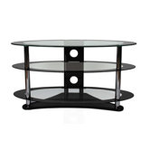 Regal "Ventry" mit 3 ovalen Glasb&ouml;den