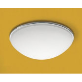 Karma Flush Mount in White or Chrome
