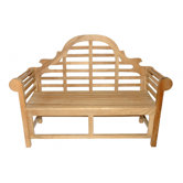 Teak Marlboro Lutyens Garden Bench