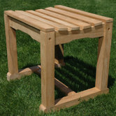 Teak Backless Garden Bench