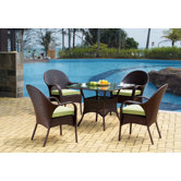 Bahia 5 Piece Dining Set