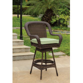 Key West Wicker Barstool