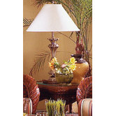 South Sea Rattan End Tables