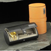 Travel Watch / Cufflink Case in Leather