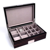Watch and Twelve Cufflink Box
