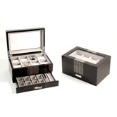 "Wenge" Wood 8 Watch Case