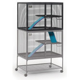 Critter Ferret Nation Nation Add-On Unit Cage in Gray