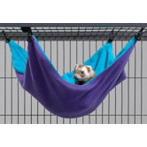 Ferret Nation Accessories Hammock Hideaway in Teal and Purple