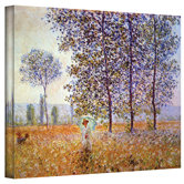 Claude Monet ''Poplars'' Canvas Art