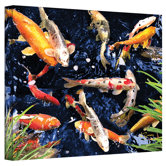 George Zucconi ''Koi'' Canvas Art
