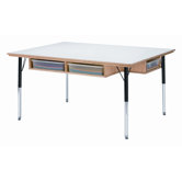 Laminate Table with Storage