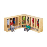 KYDZ Coat Locker Corner Section - Toddler - Rectangular (24" x 17.5")