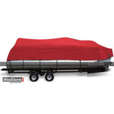 Pontoon Cover with Rails