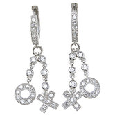 Brilliant Cut Cubic Zirconium Fashion Drop Earrings