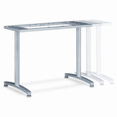 Basyx Adjustable T-Leg Base, 24" Wide