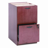 Basyx Bw Veneer Series File/File Pedestal File, 15-5/8 X 22 X 27-3/4