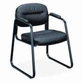 Leather Guest Side Chair