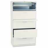 500 Series Five-Drawer Lateral File, 36W X67H X19-1/4D