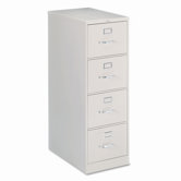 H320 Series Four-Drawer, Full-Suspension File, Legal, 26-1/2"d, Putty