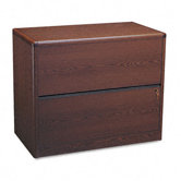 10700 Series Two-Drawer Lateral File, 36w x20d x 29-5/8h, Mahogany