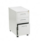 Basyx Embark Series Mobile Box/Box/File Pedestal File with "M" Pull Drawers