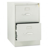 310 Series Two-Drawer, Full-Suspension File, Legal, 26-1/2d, Lt GY