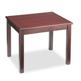 5100 Series Wood End Table, Rectangular, 24w x 20d x 20h, Mahogany